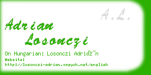 adrian losonczi business card